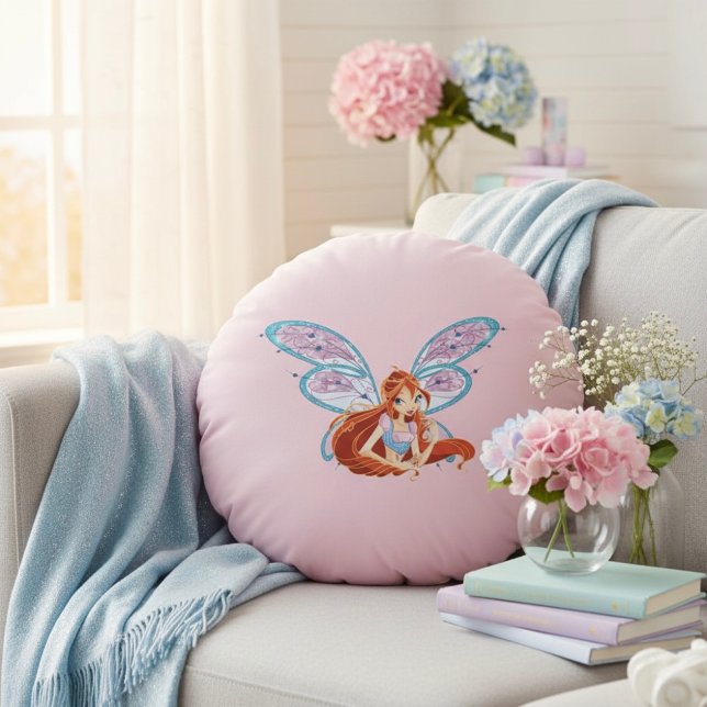 Bloom Round Pillow (Creator Uploaded)