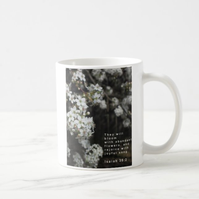 Bloom Scripture Card Coffee Mug (Right)