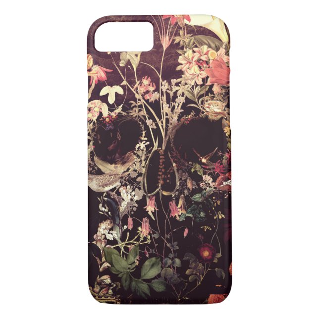Bloom Skull Case-Mate iPhone Case (Back)