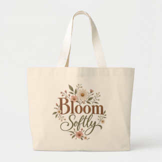 Bloom Softly Floral Tote Bag