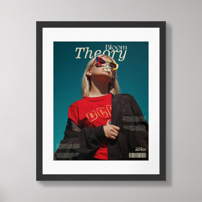 Bloom Theory Poster – Cover Wall Art | Home Decor (Framed Front)