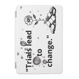 Bloom Through Trials – Strength from the Cracks iPad Mini Cover