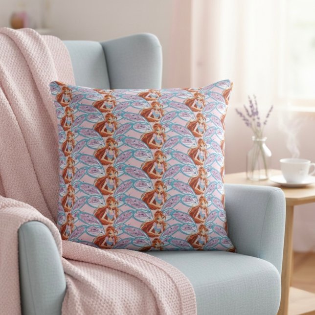 Bloom Throw Pillow (Creator Uploaded)