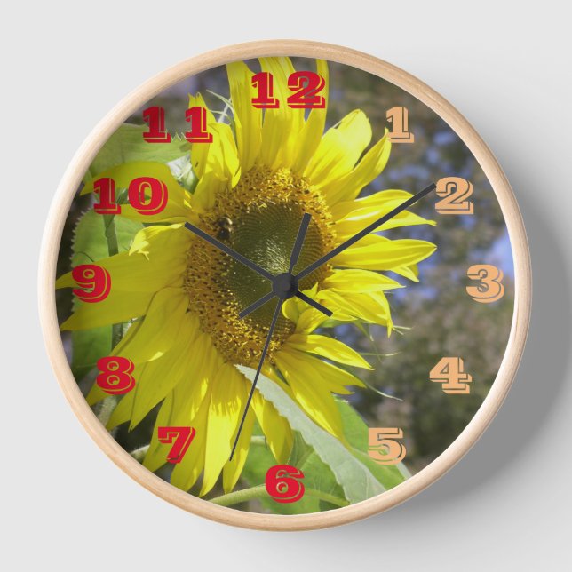 Bloom time Bumble  Clock (Front)