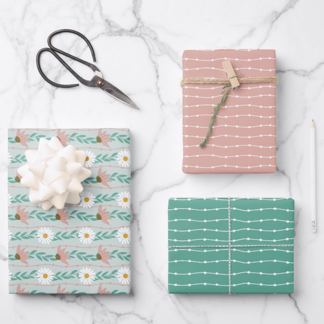Bloom where Planted Wrapping Paper Sheets (Front)