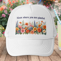 Bloom Where You Are Planted Floral