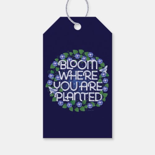 Bloom Where You Are Planted  Gift Tag