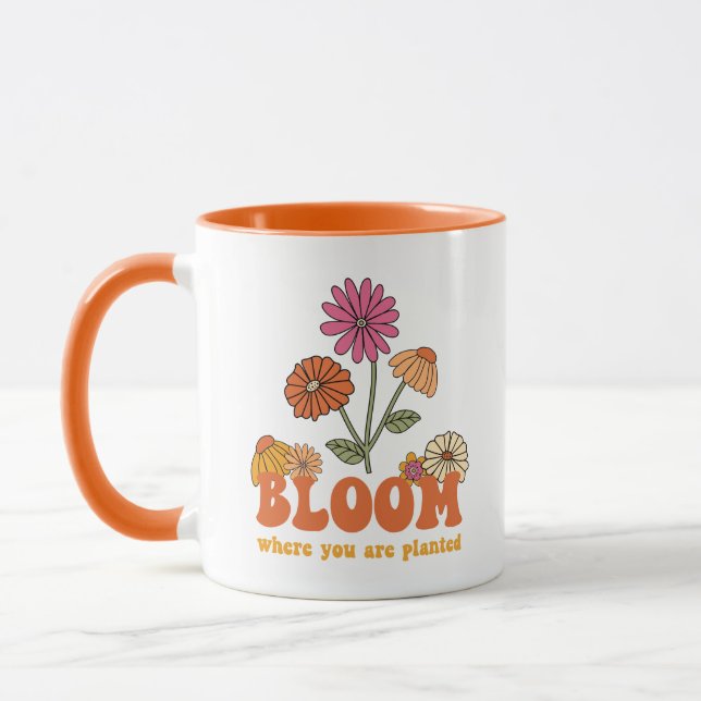 Bloom Where you are Planted Mug (Left)