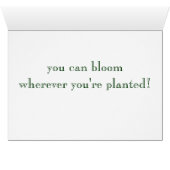 bloom where you're planted... cards (Inside Horizontal (Bottom))