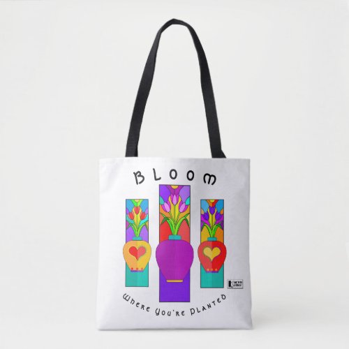 Bloom Where Youre Planted tote