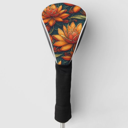 Bloom Where Youre Planted with This Water Lily Golf Head Cover