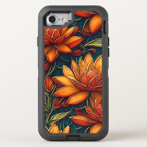 Bloom Where Youre Planted with This Water Lily OtterBox Defender iPhone SE87 Case