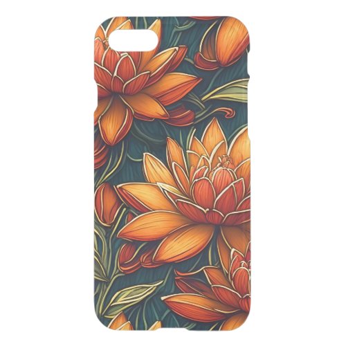 Bloom Where Youre Planted with This Water Lily iPhone SE87 Case