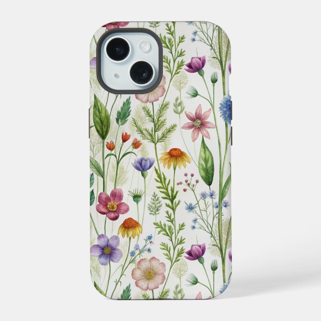 Bloom Wildflowers Iphone Case (Back)