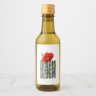 bloom wine label