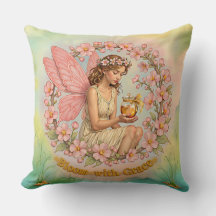 Bloom with Grace Bigger Throw Pillow