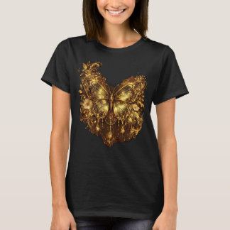 Bloom With Grace Butterfly Floral Women T-Shirt |