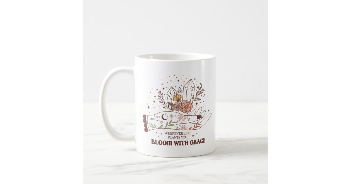 Cafe Mug - Bloom with Grace