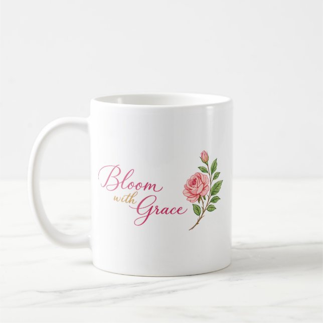Bloom with Grace cup with a rose" 🌸 (Left)