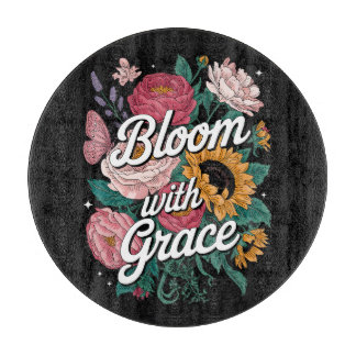 Bloom With Grace Cutting Board