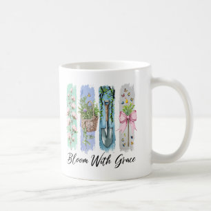 Bloom with Grace Garden Floral Art Coffee Mug