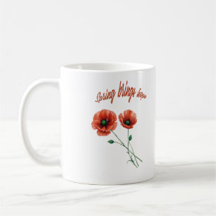 "Bloom with Hope – Spring Flower Mug" Coffee Mug