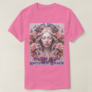 Bloom With Nature's Grace Portrait T-Shirt