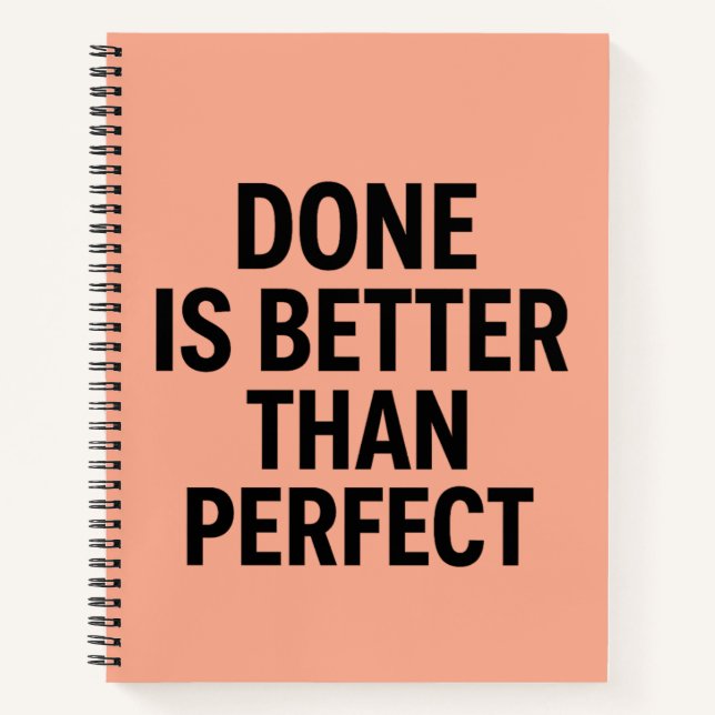 Bloom with Resilience – Motivational Typography De Notebook (Front)