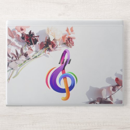 Bloom with Style The Colorful S Floral HP Laptop Skin