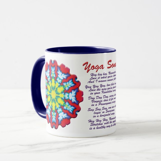 Bloom Yoga Song Mug (Front Left)