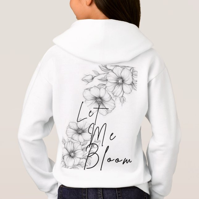 bloom your winter hoodie (Back)