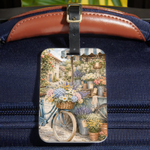 Bloomcore Flower Market Bicycle Luggage Tag