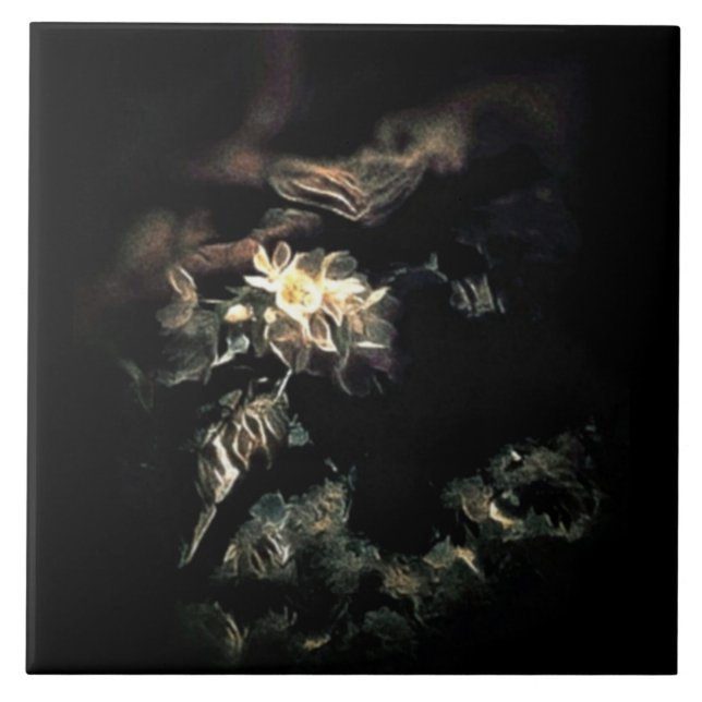 Bloomed Ceramic Tile (Front)