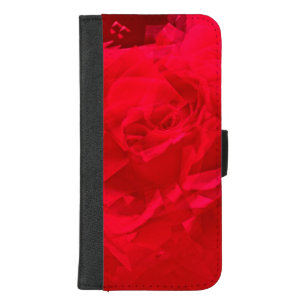 Bloomed Rose Profound Red iPhone 8/7 Plus Wallet Case
