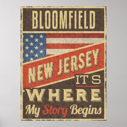 Bloomfield New Jersey Poster