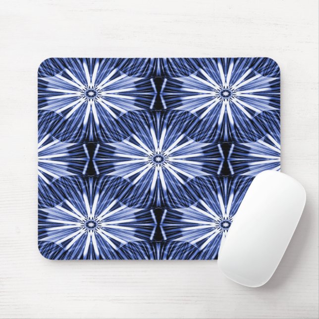 Bloomin' in Blue....... Mouse Pad (With Mouse)