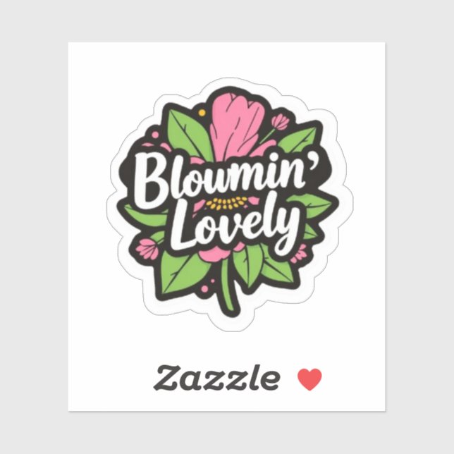 Bloomin Lovely Garden Flower Sticker (Sheet)