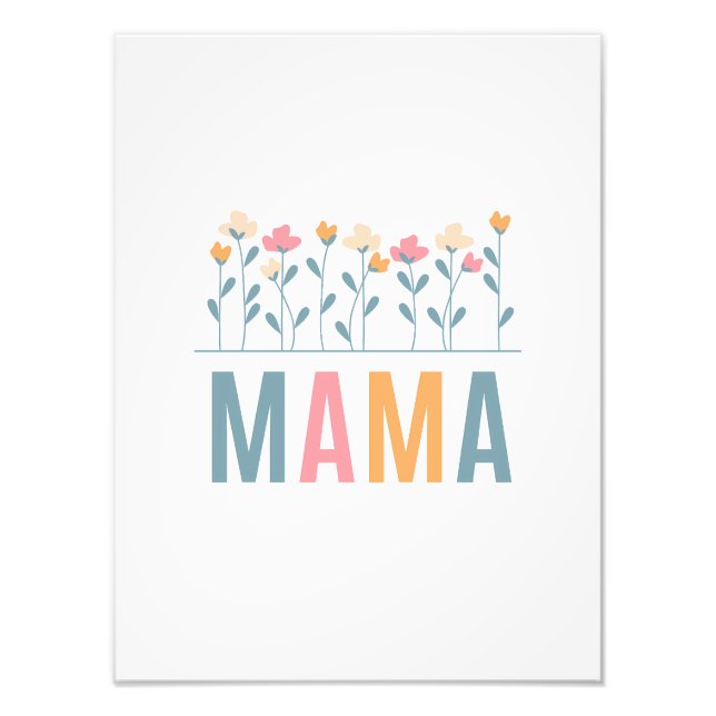 Bloomin' Mama Photo Print (Front)