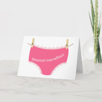 Bloomin' Marvellous Congratulations card