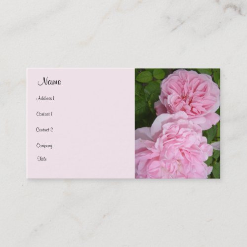 Bloomin' Pink - Business Card
