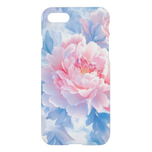 Blooming Abstract Watercolor Peony  iPhone SE/8/7 Case