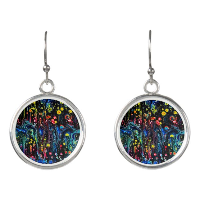 Blooming Abyss Earrings (Front)