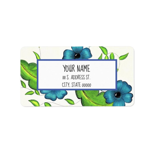 Blooming Address Label (Front)