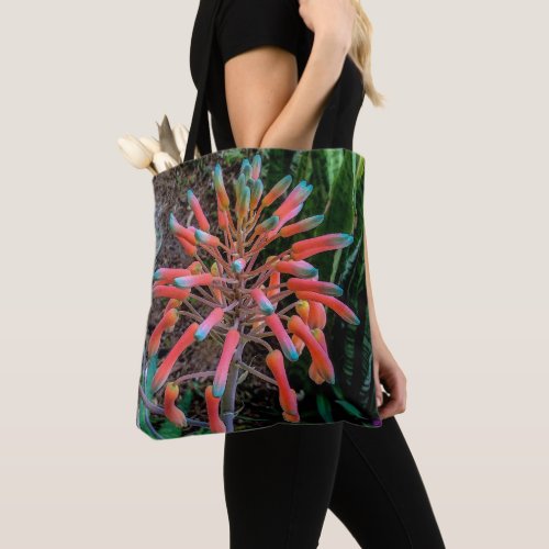 Blooming Aloe Plant Tote