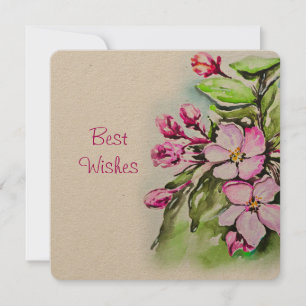 Blooming Apple Blossoms Invitation