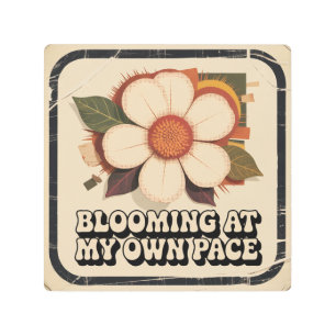 Blooming At My Own Pace Metal Print