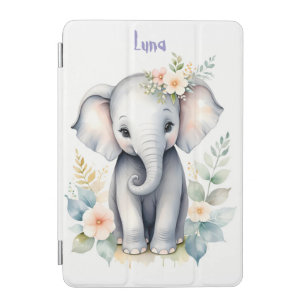 Blooming Baby Elephant iPad Mini Cover
