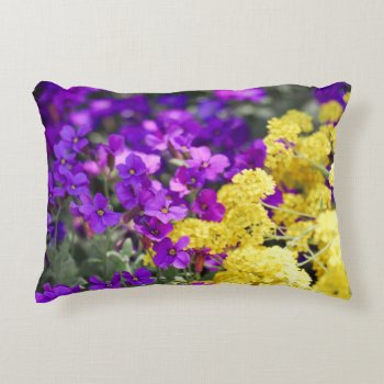 Blooming Beauties  Accent Pillow by FallnAngelCreations at Zazzle