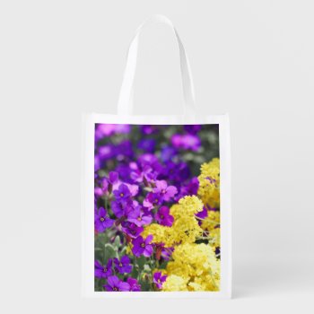 Blooming Beauties  Grocery Bag by FallnAngelCreations at Zazzle