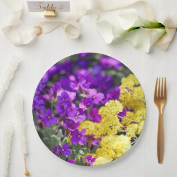 Blooming Beauties  Paper Plates by FallnAngelCreations at Zazzle